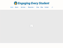 Tablet Screenshot of engagingeverystudent.com